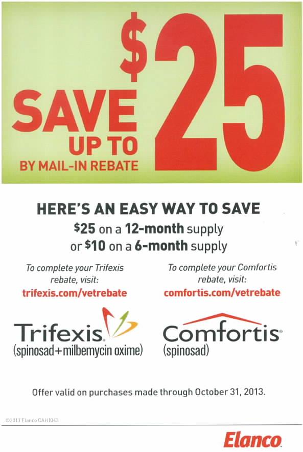 Trifexis Rebate Crossover Veterinary Clinic